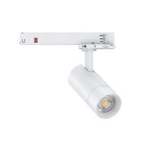 Flux 3 Phase Track Light 10/15/20w CCT White Triac-Dim