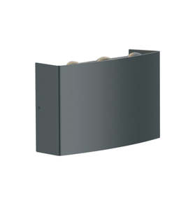 Luiza Up & Down Wall Light 2x3w IP65 3000k Black