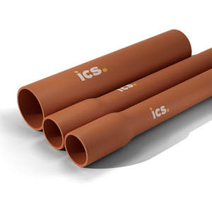 Electrical Conduit 50mm HD 4m Orange Bundle of 5