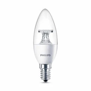 Led: Lamp LED Candle 5.5-35W B35 E14 SES 2700k Clear Non-Dim