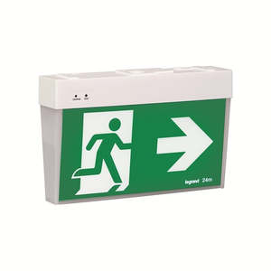 Flexo LED Exit White LIFEPO4