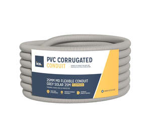 Flexible Conduit 25mm MD Grey 25m roll