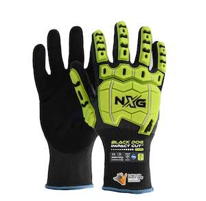 Gloves Cut Resistant: Black Dog Impact Cut F P-8138
