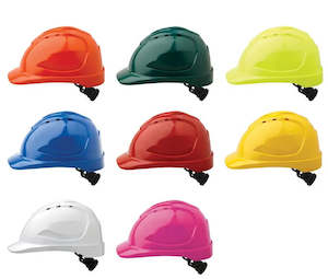 Hard Hats: 9 POINT VENTED RATCHET HARDHAT