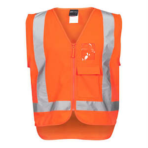 Hi Vis Vest: HI VIS ZIP (D+N) TTMC-W VEST 6DNDT