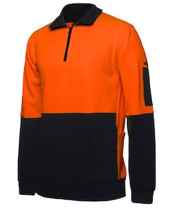JB'S HI VIS 330G 1/2 ZIP FLEECE 6HVPZ
