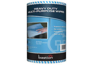 Bastion Heavy Duty Wipes On A Roll- Blue