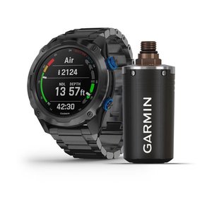 Discount Applies: Garmin Descent Mk2i - Bundle, Titanium Carbon Grey DLC with DLC Titanium Band