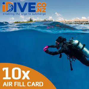 Auckland Scuba 12x Digital Air Fill Concession Card