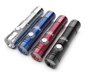 Xmas Gift Ideas: DivePro S10 Compact Colorful Diving Torch (1000 Lumens) Black, Blue, Silver, Red