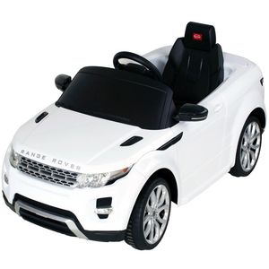 Rastar Land Rover Electric Ride On Kids Car, white