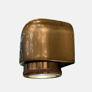 Lighting: Huxley Brass Outdoor Wall Light