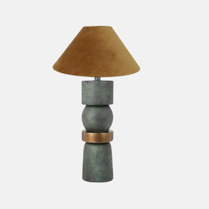 Lighting: Verdigris Lamp
