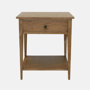 Riviera Solid Oak Bedside Table