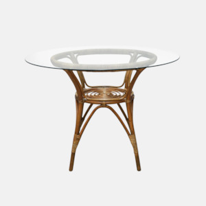 Tables: Sika Tony Dining Table - Rattan