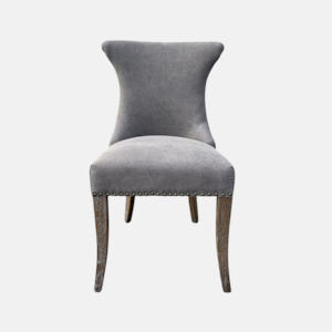 Largo Ring Back Dining Chair - Grey