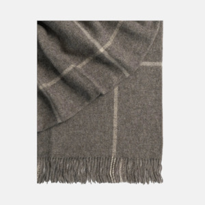 Ranfurly Throw - Charcoal