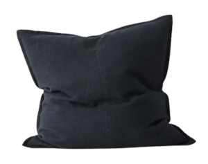 Como Linen Feather Filled Cushion - Shadow