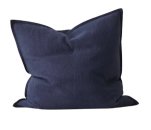 Como Linen Feather Filled Cushion - Ocean