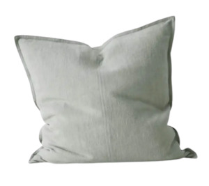 Como Linen Feather Filled Cushion - Laurel
