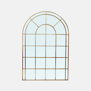 Mirrors: Ava Gold Framed Iron Mirror