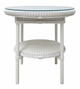 Outdoor 1: Vincent Sheppard Avignon Side Table - White