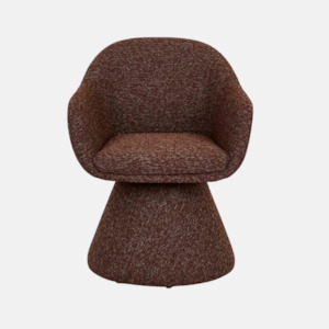 Paula Swivel Dinging Chair - Russet
