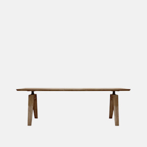 Spudnik Dining Table Weathered Oak