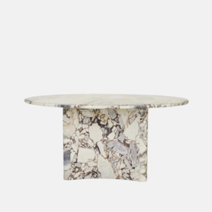 Verity Marble Round Dining Table