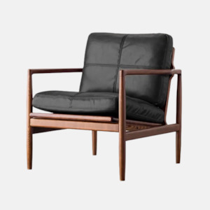 Bailey Midcentury Armchair - Black