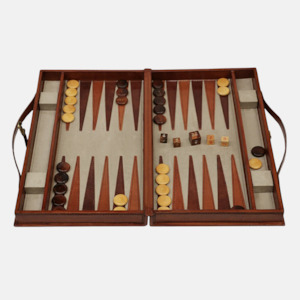 Leather: Backgammon Set - Leather