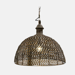 Pendants: Toulouse Woven Pendant - Copper Bronze