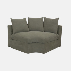 Sofas: Lucca Sectional Sofa Corner - Olive