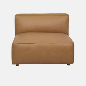 Baker Leather Sofa - Single Seater