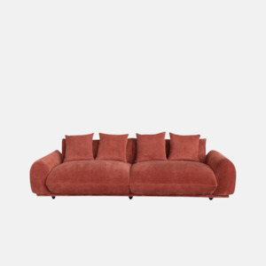 Brooklyn 4 Seater Sofa - Paprika