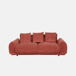 Sofas: Brooklyn 3 Seater Sofa - Paprika