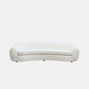 Ormond Boucle Curved Sofa