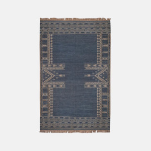 Sundara Motif Rug - Blue