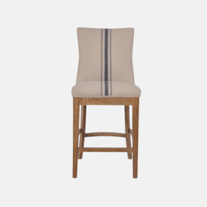 Oakwood Counter Stool - Denim Stripe