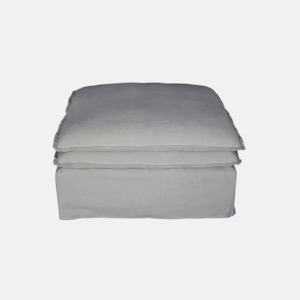 Malta Sectional Ottoman - Salt & Pepper