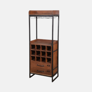 Shelves: Solid Teak Wine Rack