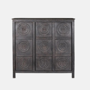 Theron Carved Cabinet
