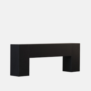 Consoles: DOVETEAIL BLOCK CONSOLE - Black