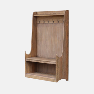 Old Oak Entrance Hall Seat