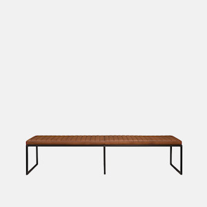 Benches: Sabina Leather Bench Seat