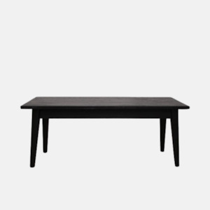 Vaasa Bench - Matte Black Oak