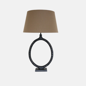 Lamps: Forged Oval Lamp