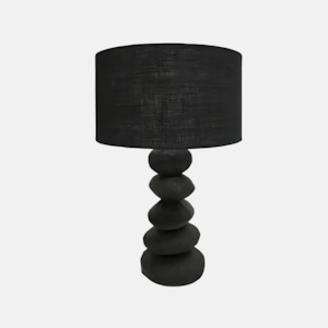 Lamps: Boulder Wooden Lamp