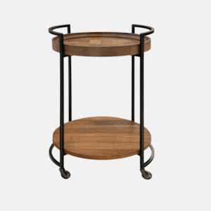 Wooden Trolley Cart - Elm