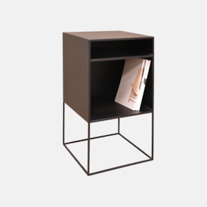 Bedside Tables: Studio Bedside  Large -  Black